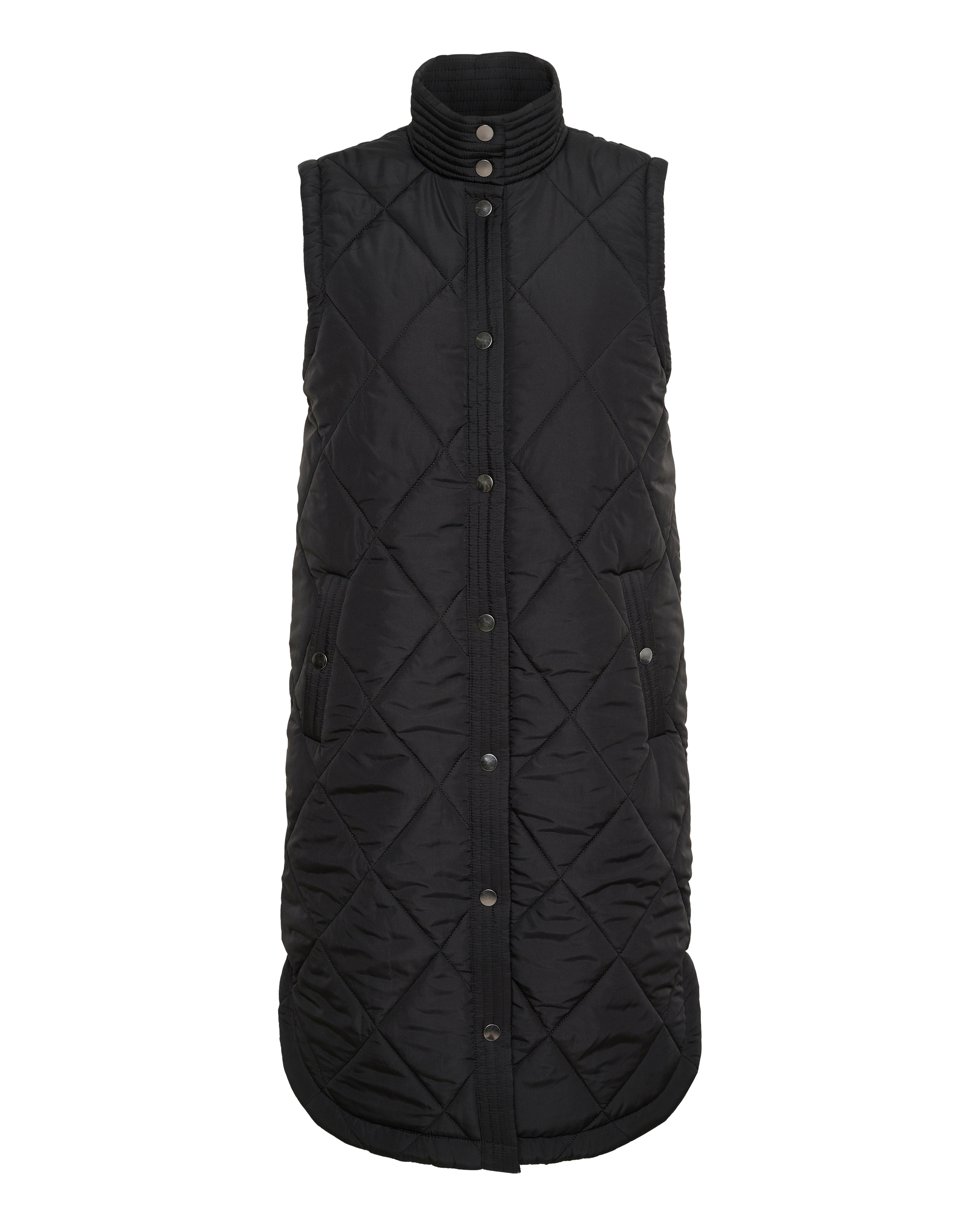 Kaffe Weste 'Meria' in Schwarz: Vorderseite