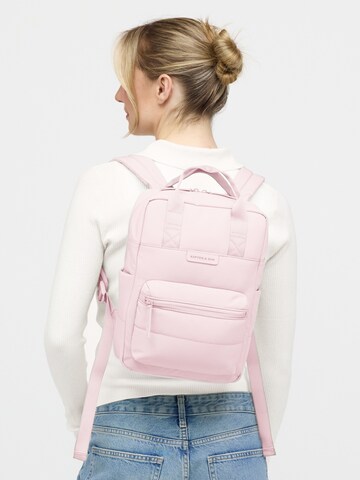 Kapten & Son Rucksack 'Bergen Cloud'‌‌‌ in Pink: Vorderseite