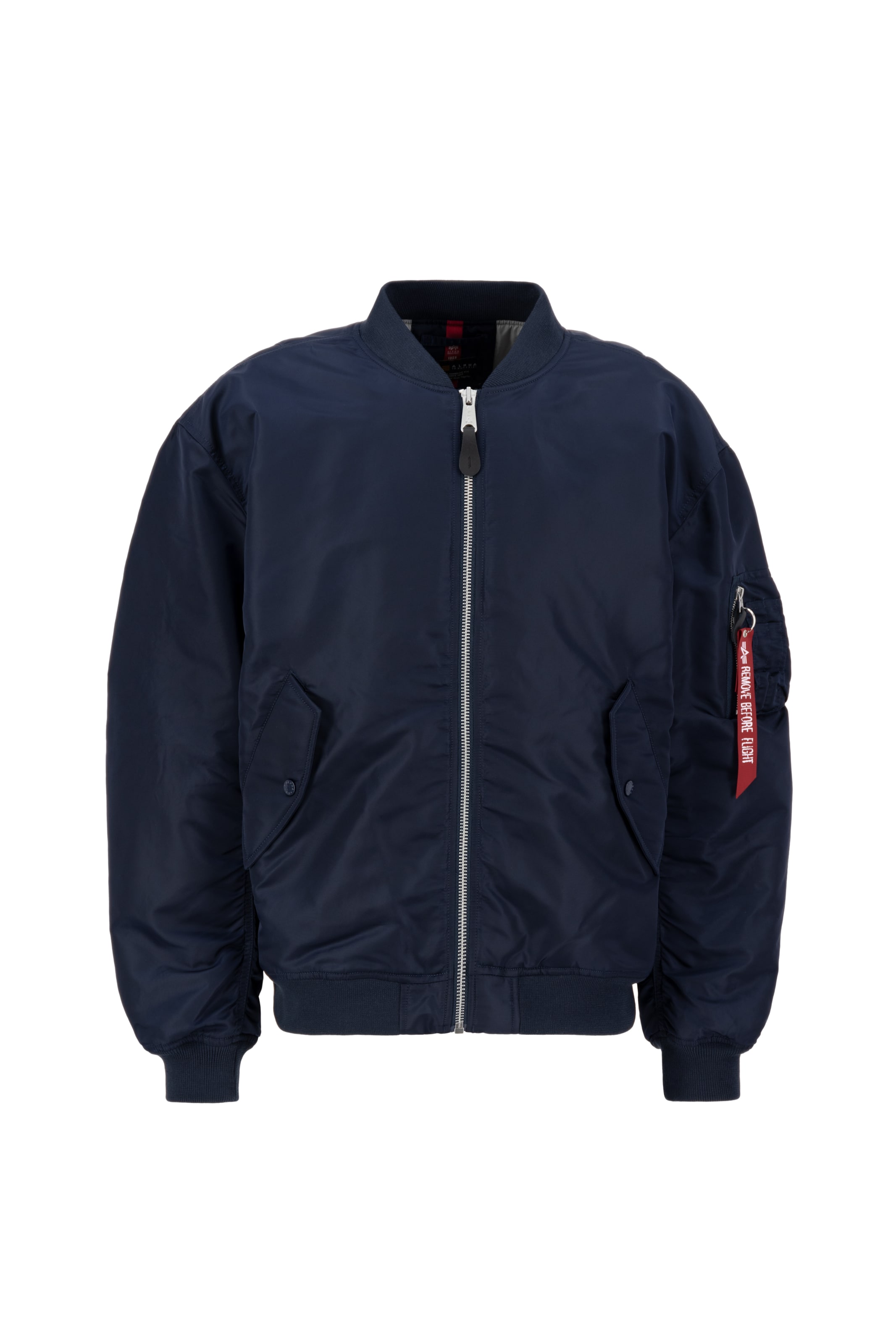 ALPHA INDUSTRIES Jacke 'MA-1 CS' in Blau: Vorderseite