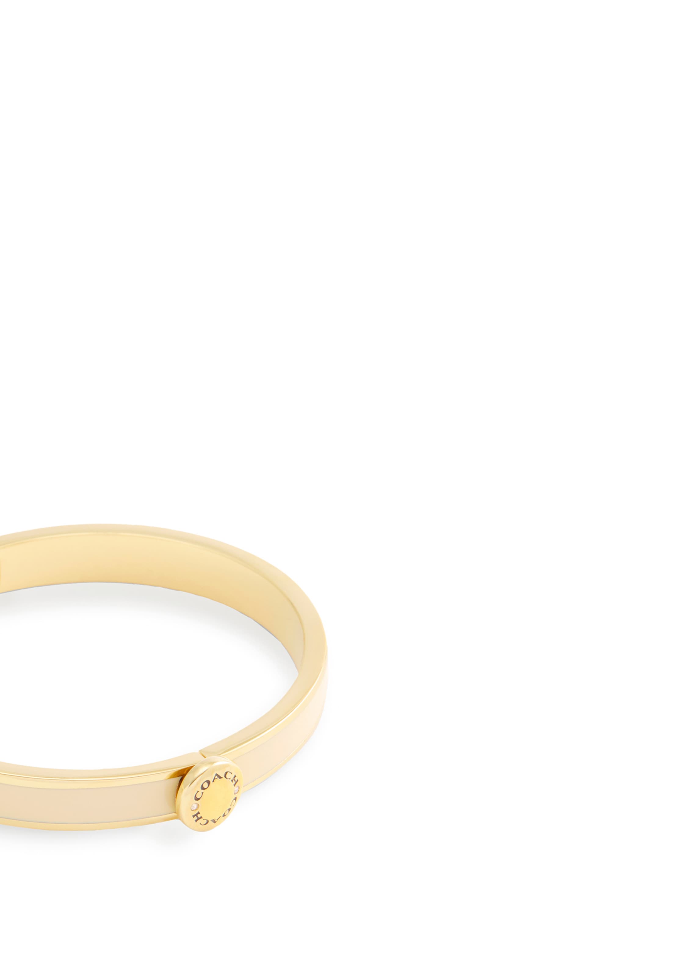 COACH Opaska w kolorze biały