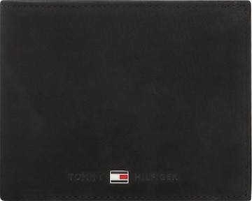 Portamonete 'JOHNSON TRIFOLD' di TOMMY HILFIGER in nero: frontale