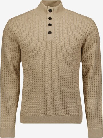 No Excess Sweater in Beige: front