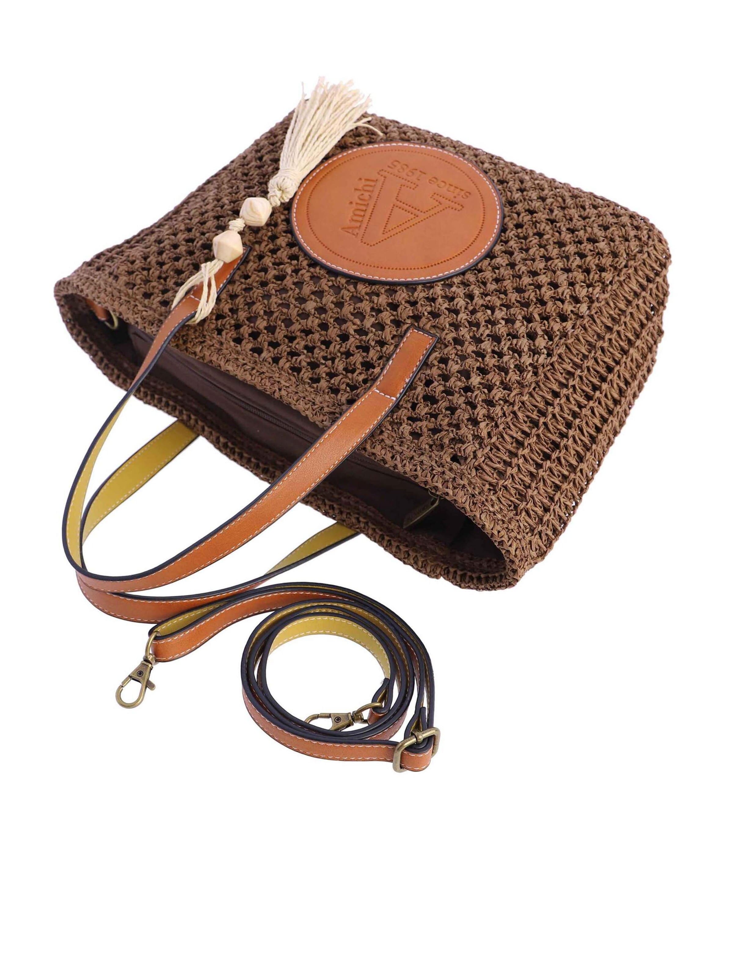 Amichi - Bolso de mano 'Aruba' en marrón