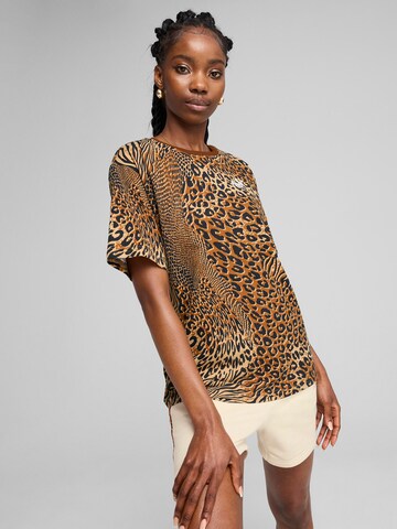 PUMA - Camiseta funcional 'ESS' en marrón: frente