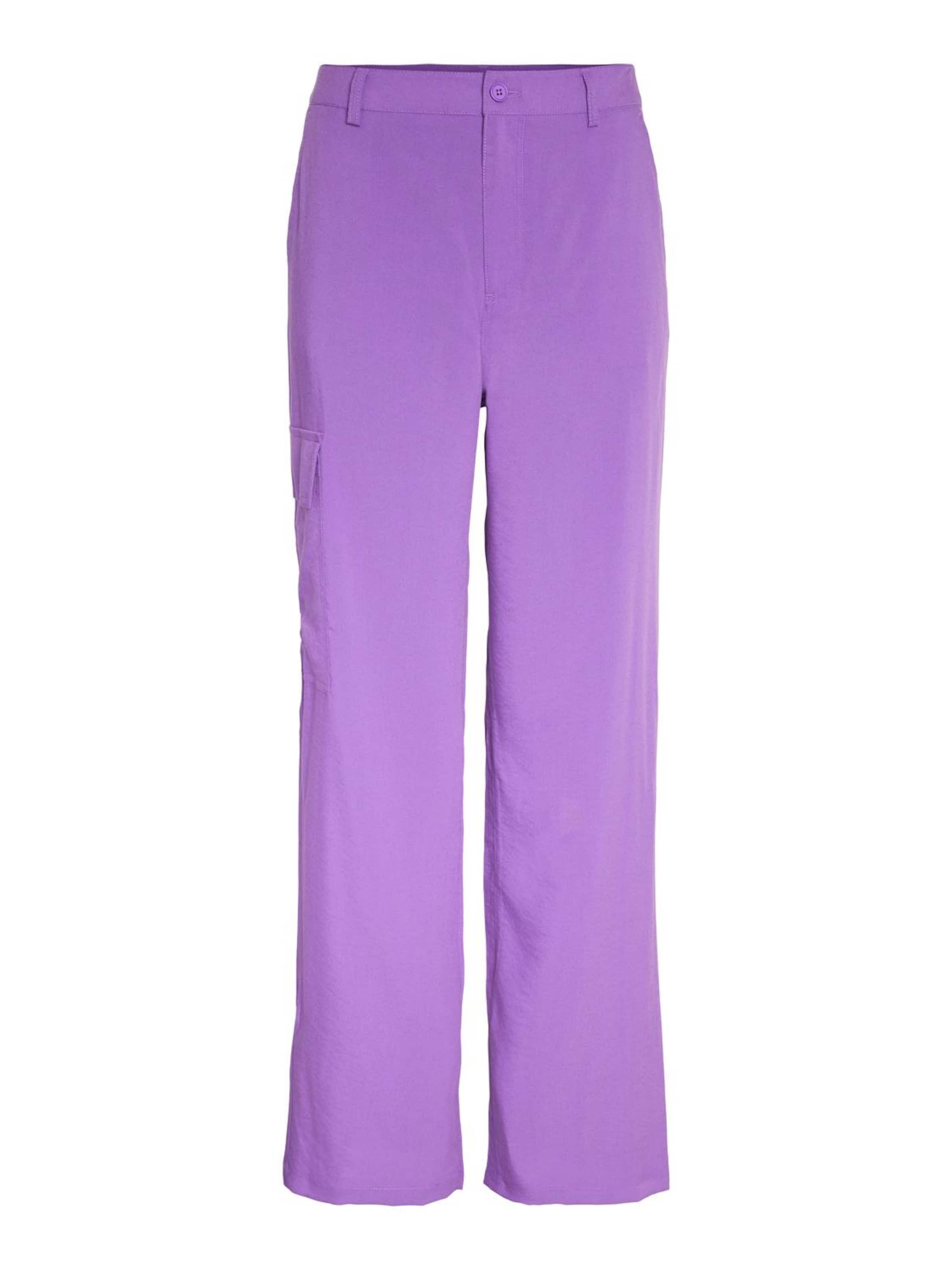 Noisy may Regular Cargo Pants 'Drewie' in Purple: front