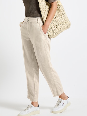 Regular Pantalon STREET ONE en beige : devant