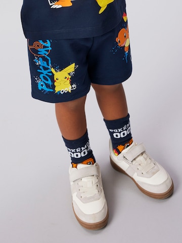 NAME IT - regular Pantalón 'NMMMUMI POKEMON' en azul: frente