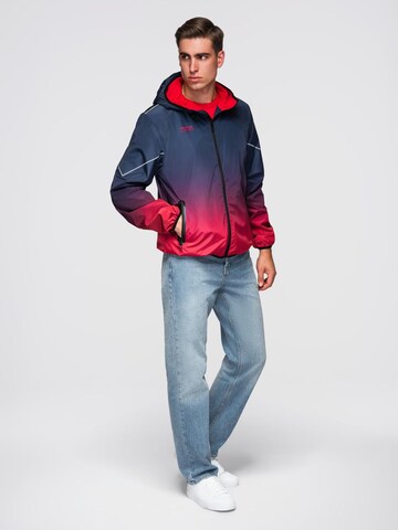 Ombre Between-season jacket in Red