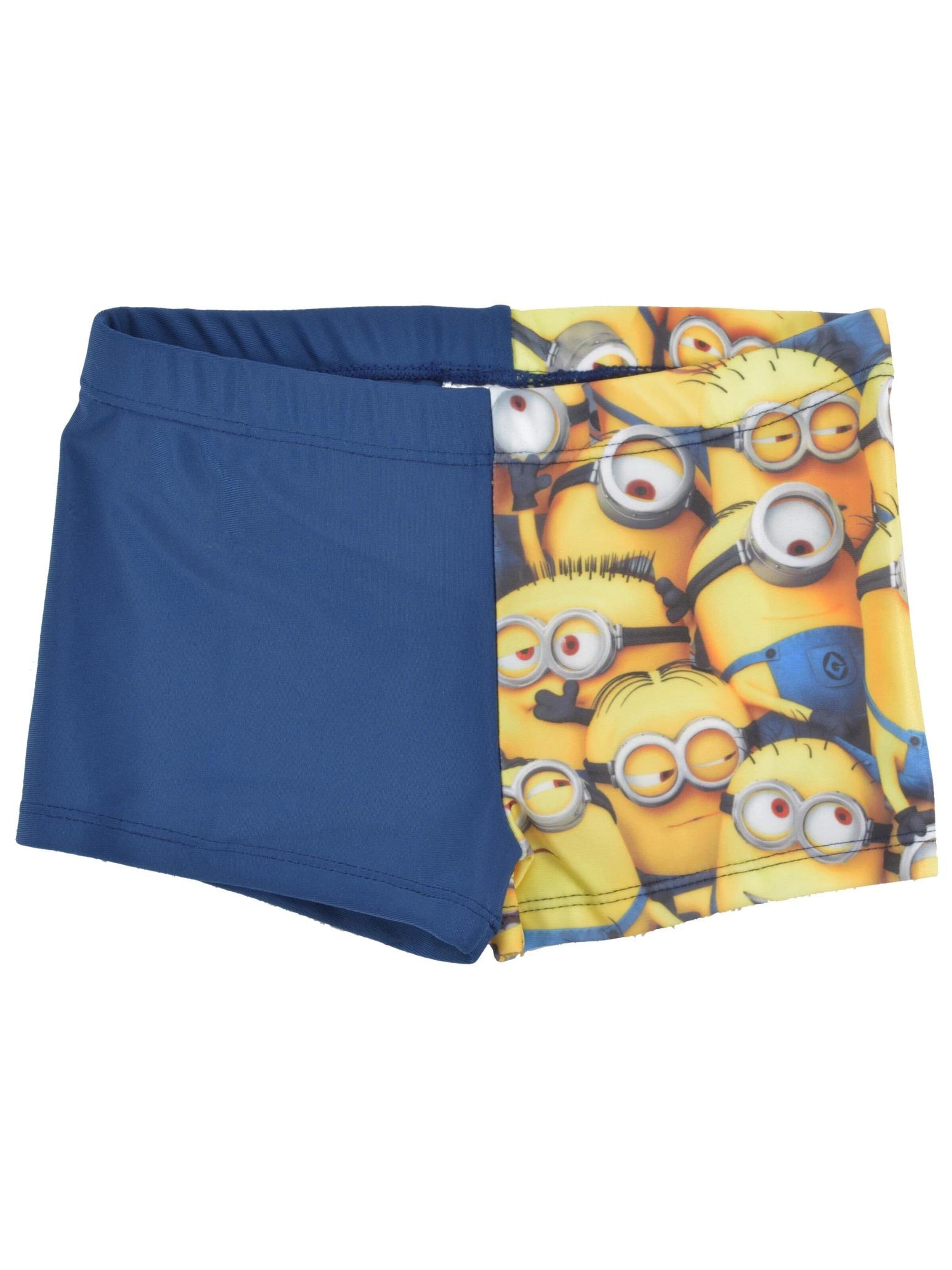 Minions Swim Trunks 'Minions allover' in Blue: front