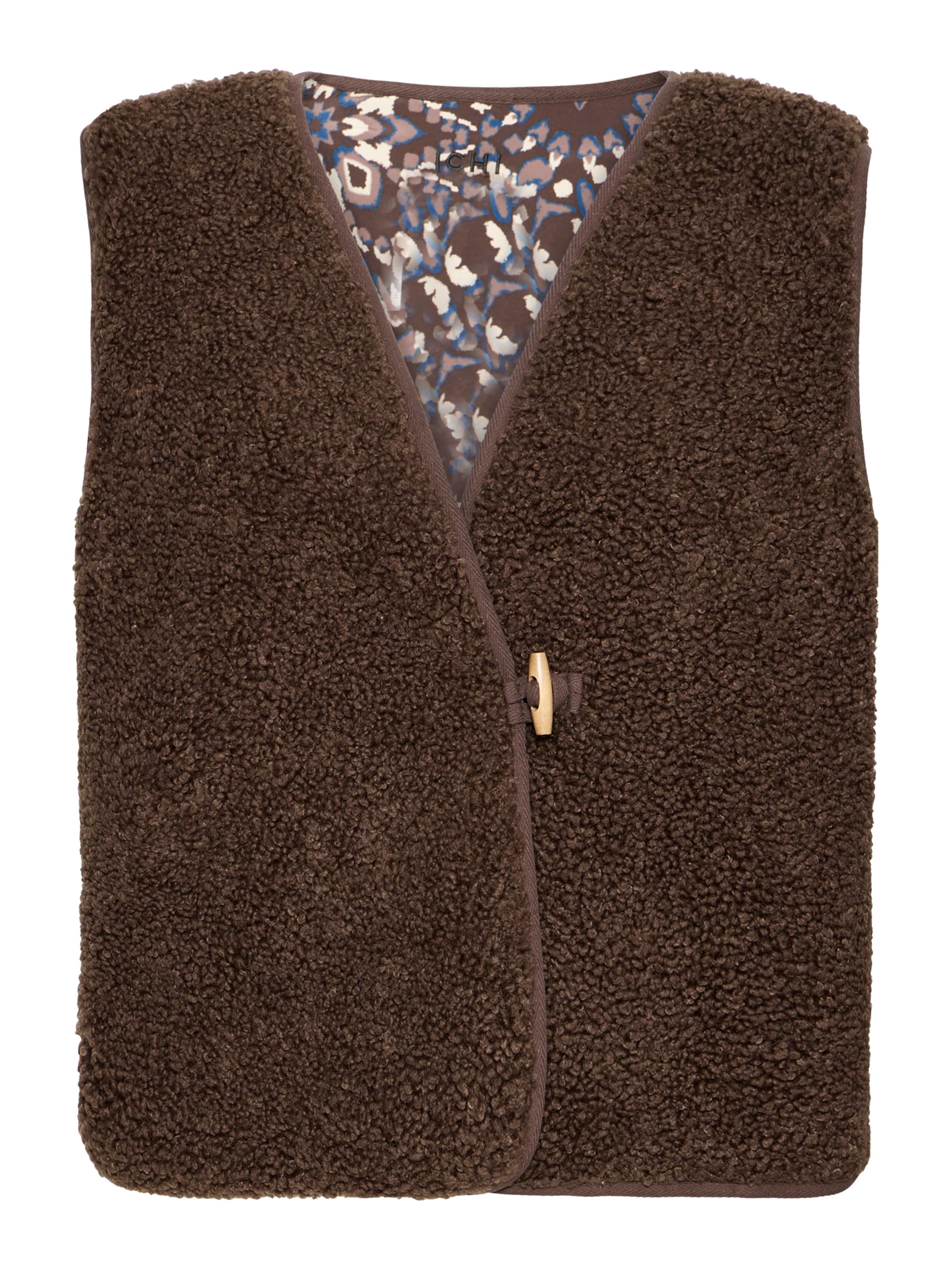 ICHI Vest 'IHGOZIMA' in Brown: front