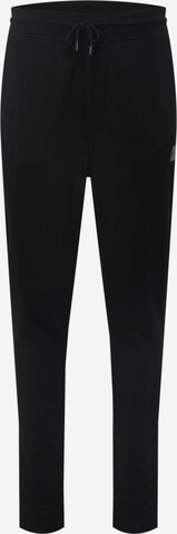 BOSS Tapered Pants 'Sestart 1' in Black: front