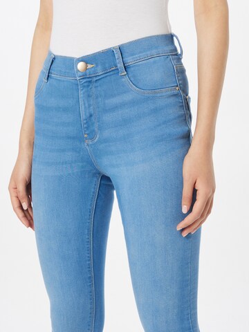 Dorothy Perkins Skinny Jeansy 'Frankie' w kolorze niebieski