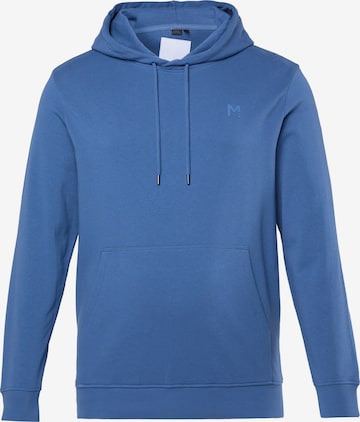 Men Plus Sweatshirt in Blau: Vorderseite