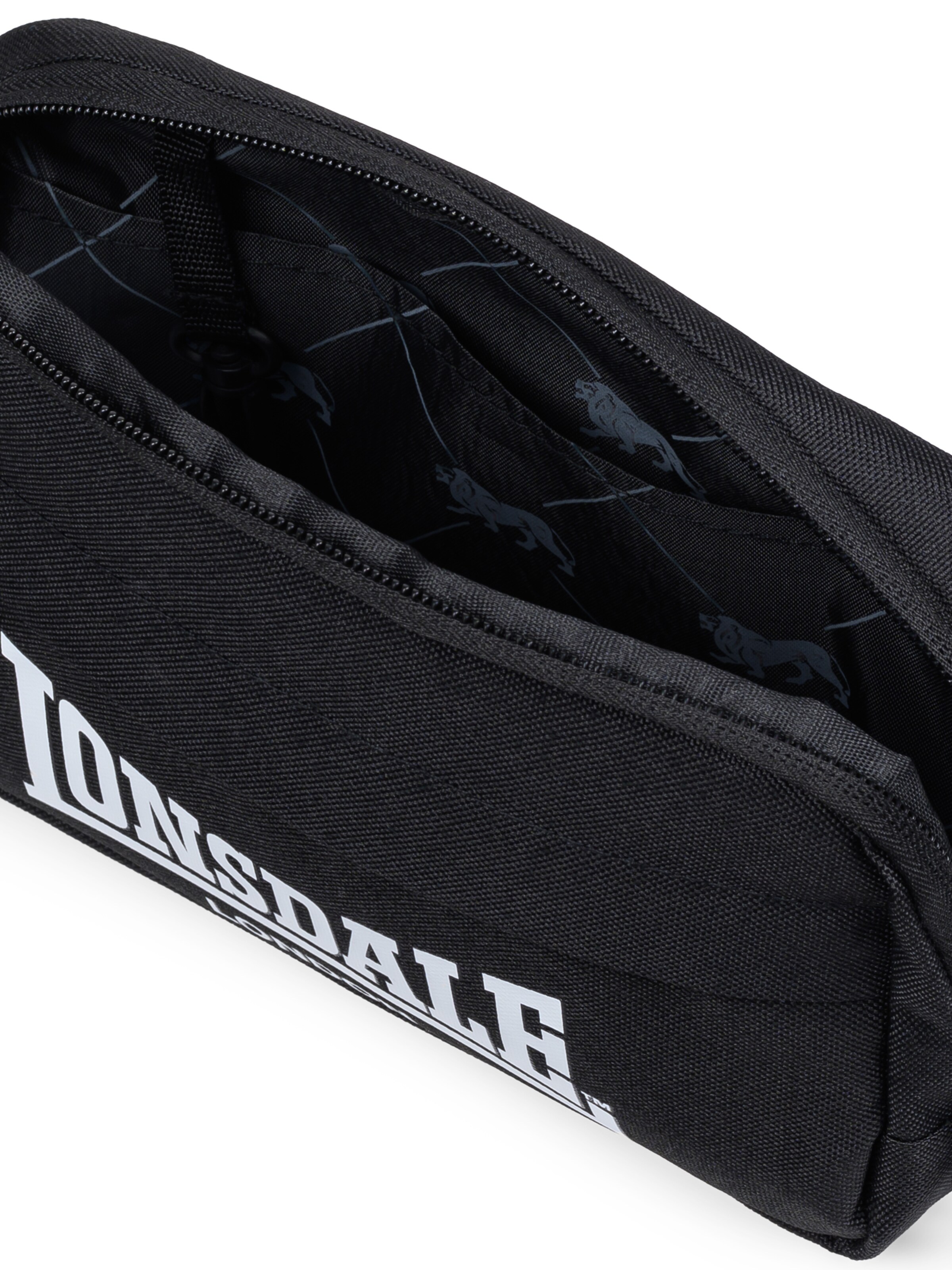 LONSDALE - Riñonera 'Laindon' en negro