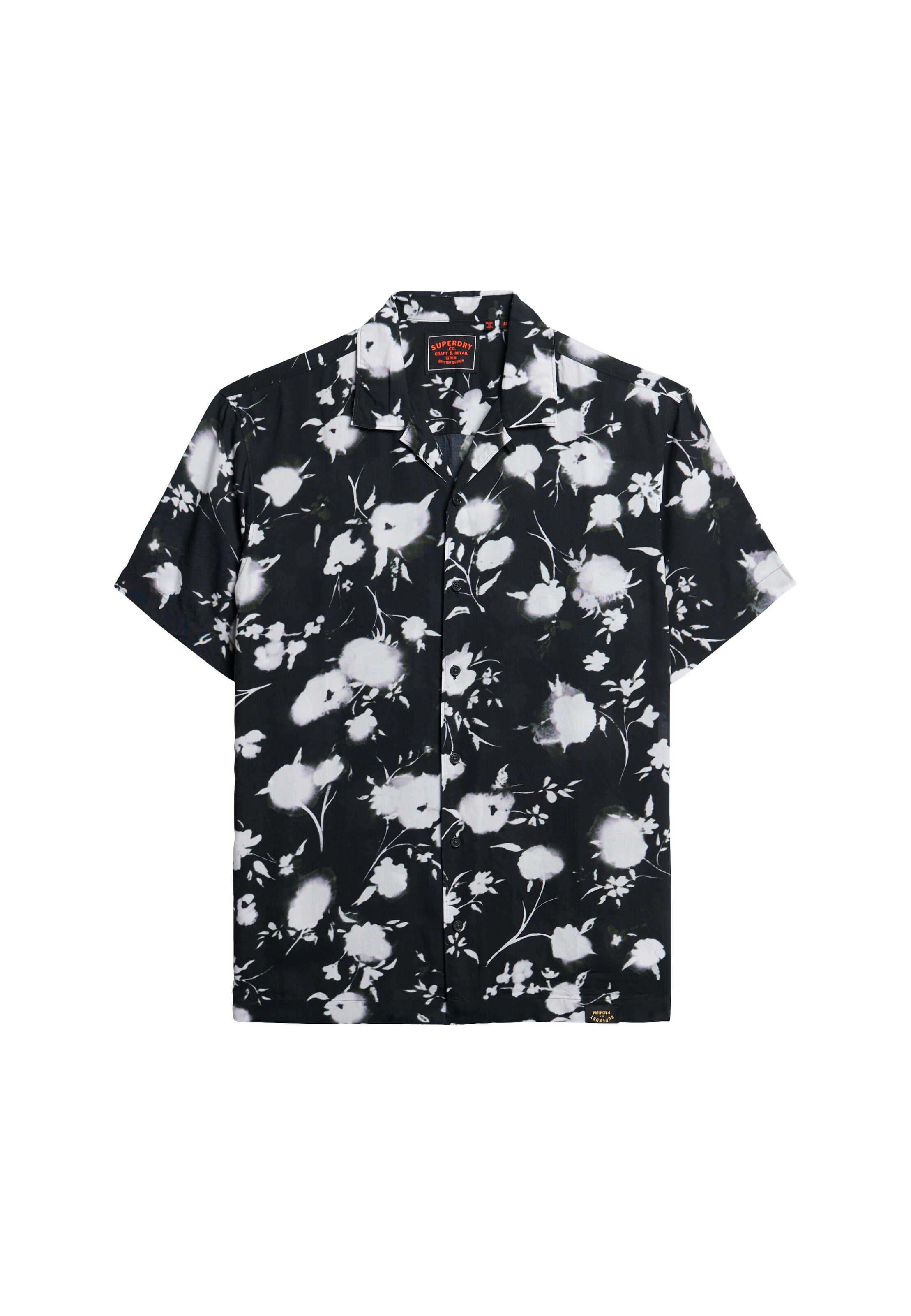 Superdry Overhemd in Zwart: voorkant