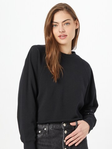 Calvin Klein Jeans Sweatshirt in Black: front