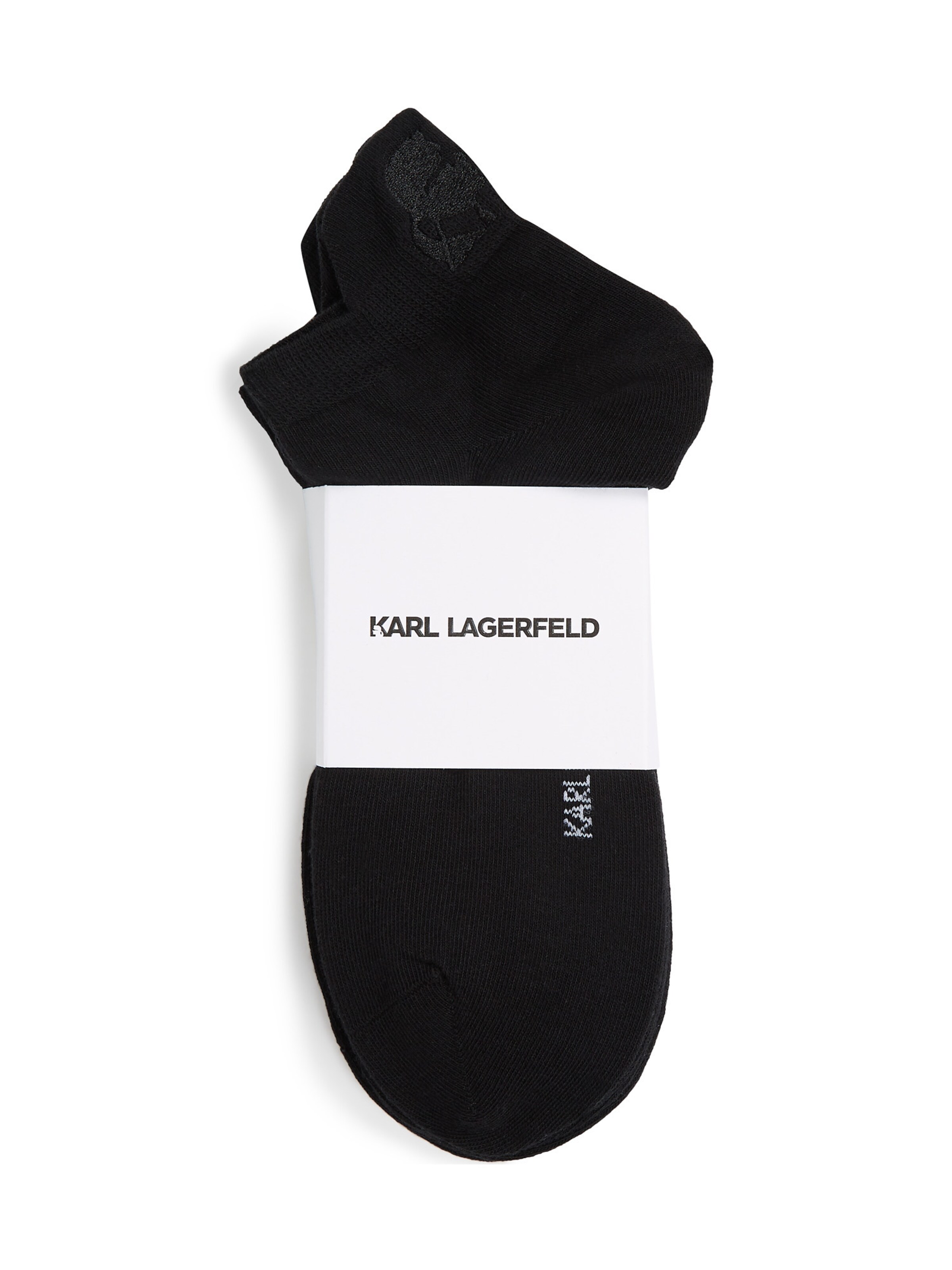 melns Karl Lagerfeld Zeķes