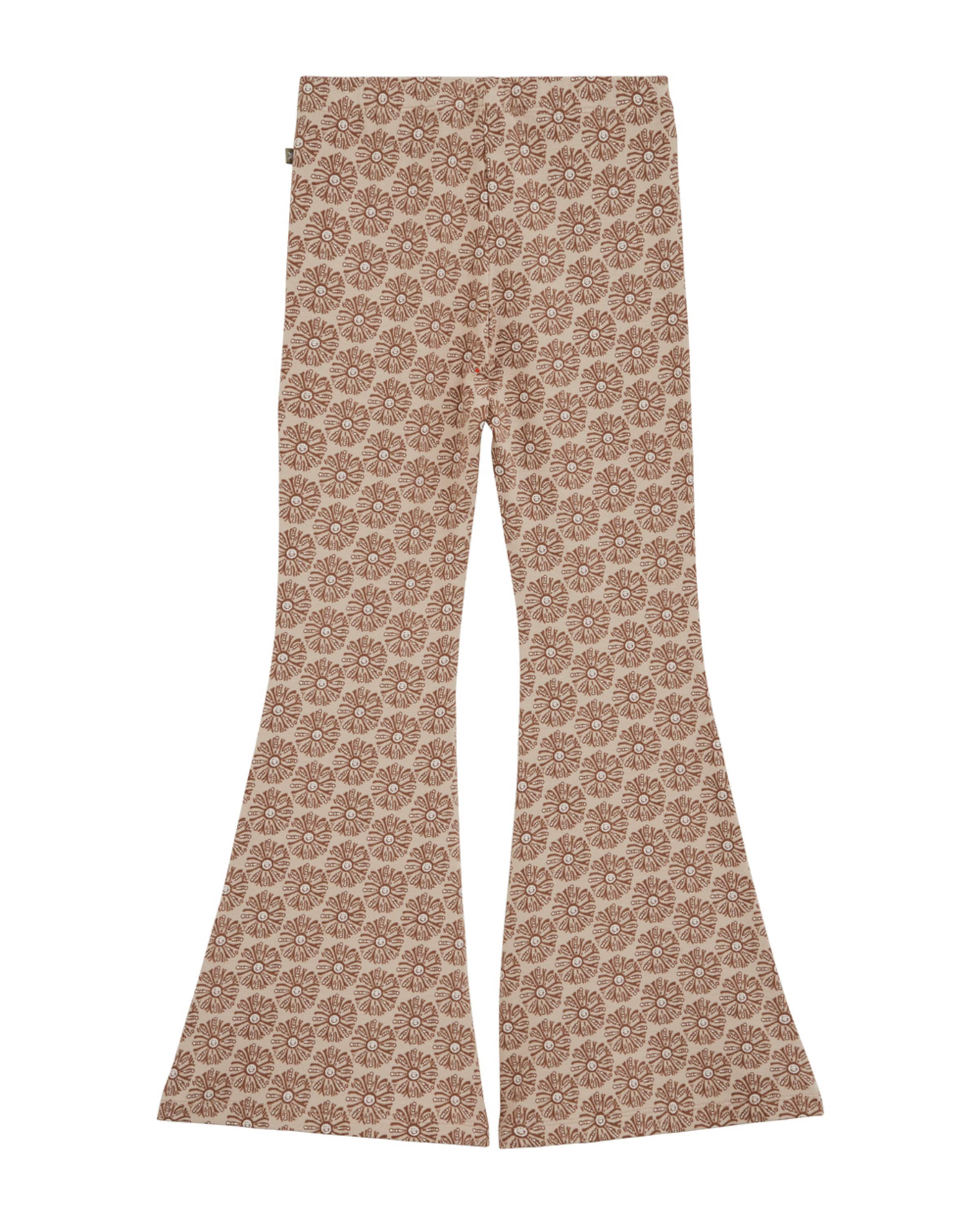 WE Fashion - Acampanado Leggings en beige