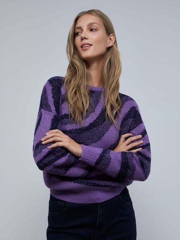 Scalpers Sweater in Purple