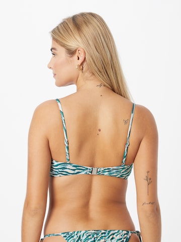 zaļš Seafolly Bezvīļu Bikini augšdaļa