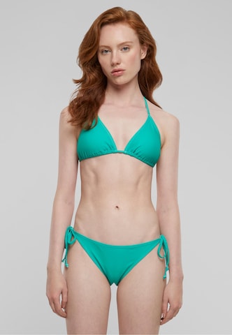 Urban Classics Triangle Bikini in Green: front