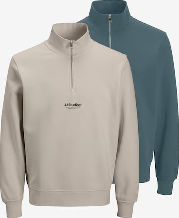 JACK & JONESSweater majica 'JJESOHO' - bež boja: prednji dio