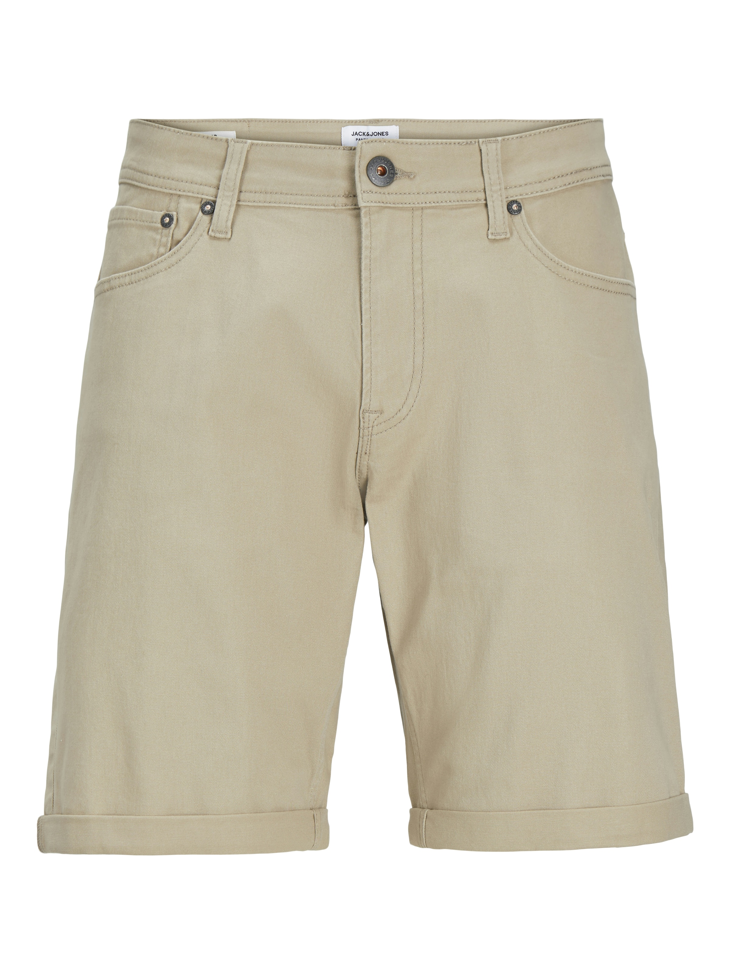 Jack & Jones Plus Pants in Beige: front