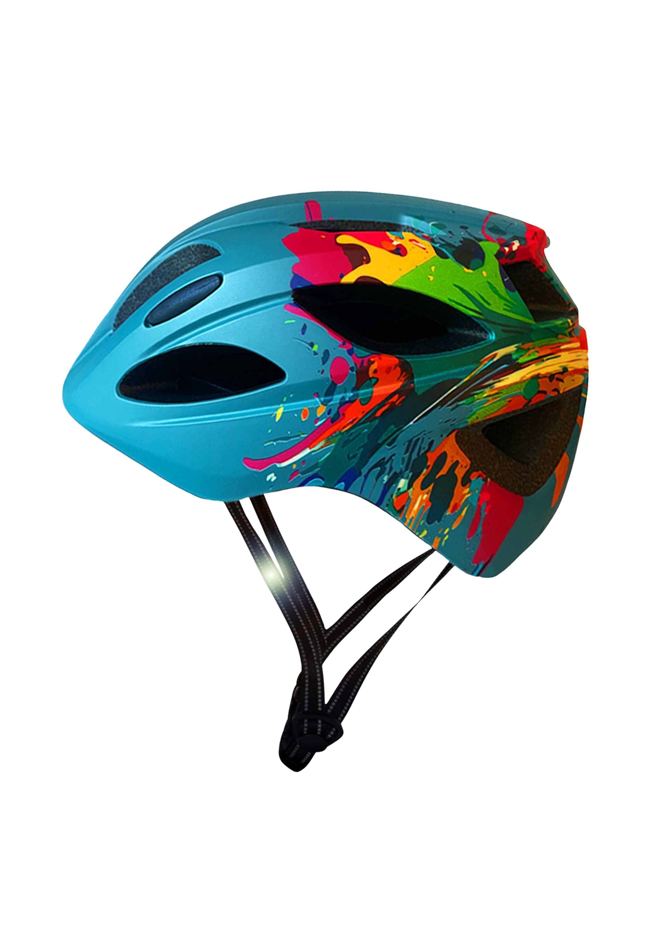 Crazy Safety Fahrradhelm 'Cool Splash' in Blau
