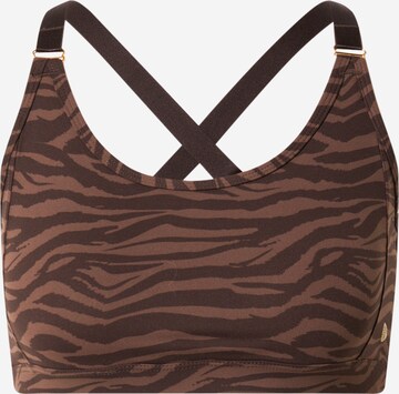 Athlecia Sports Bra 'Luvelia' in Brown: front