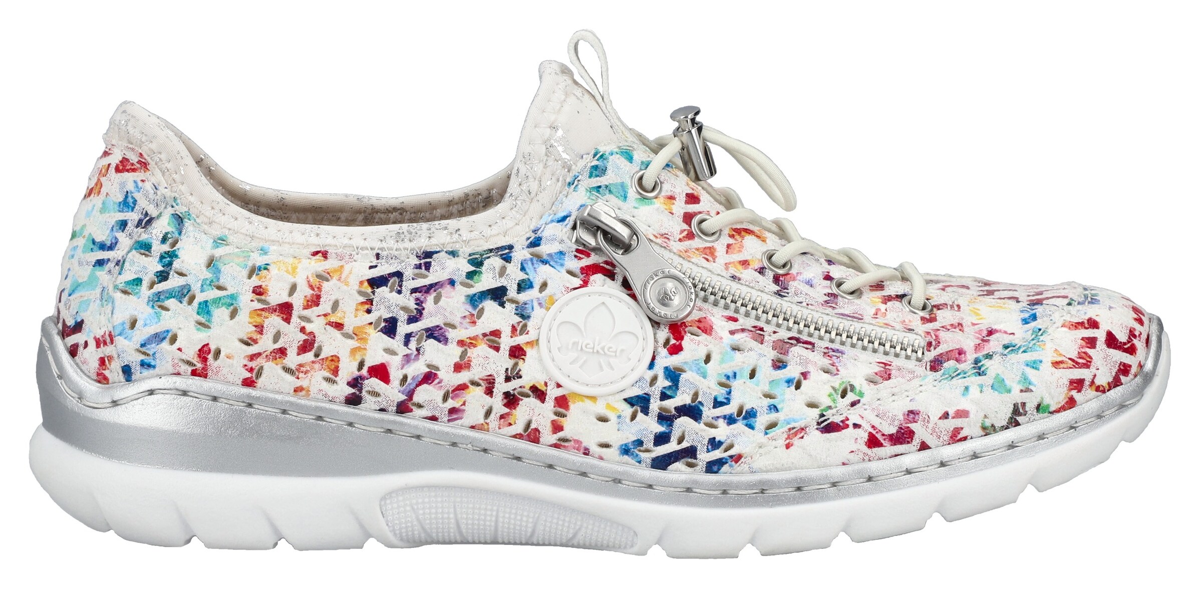 Baskets basses Rieker en blanc