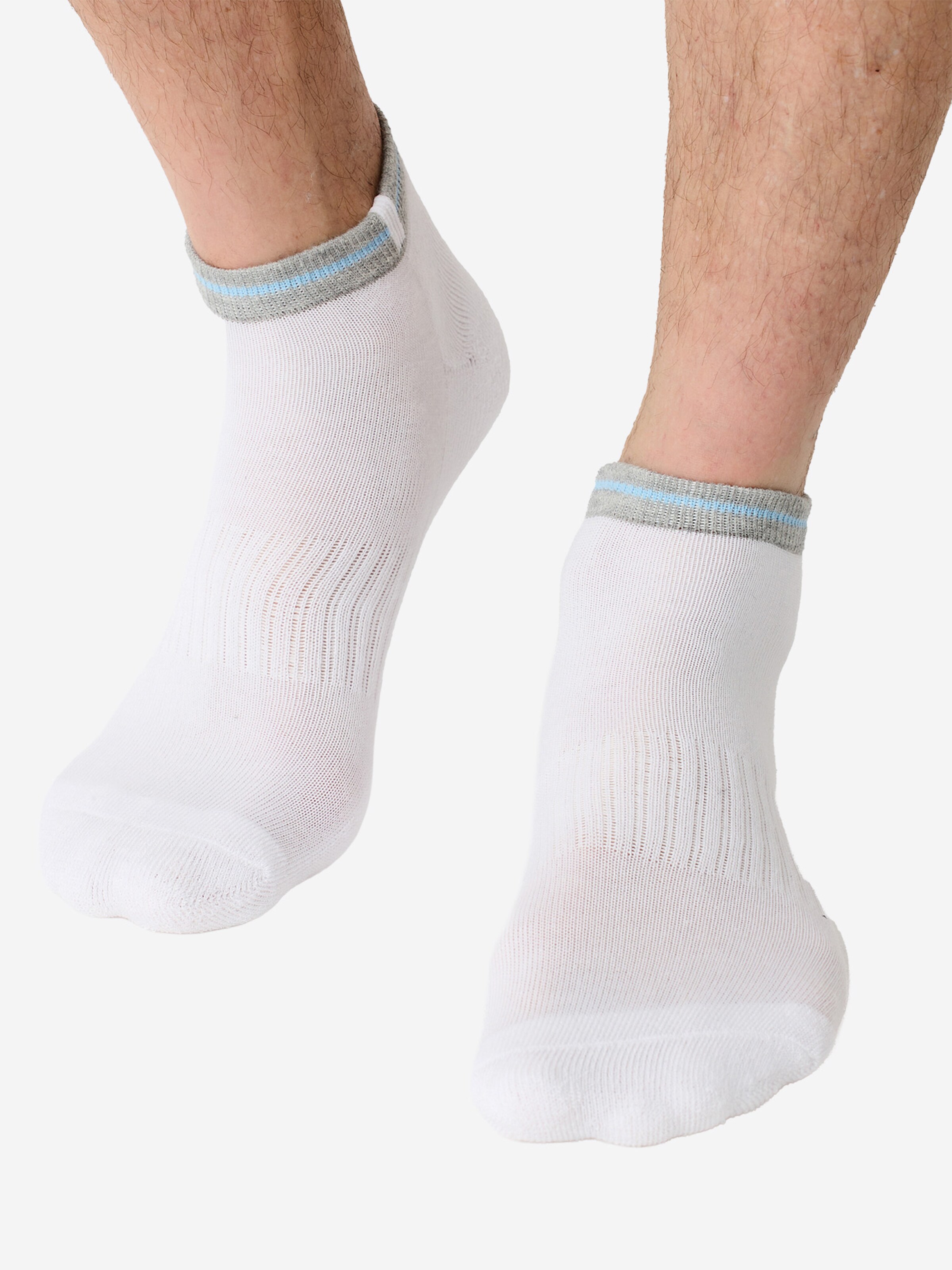 Nur Die Socks ' Sport und Alltag ' in White: front