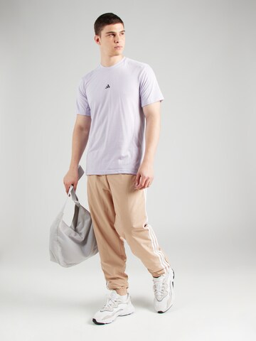 ADIDAS PERFORMANCE - Camisa funcionais em roxo