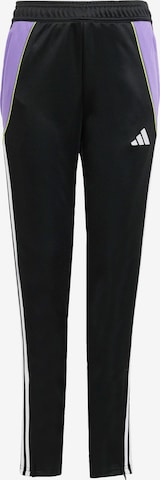 ADIDAS PERFORMANCE Workout Pants 'Tiro 24' in Black: front