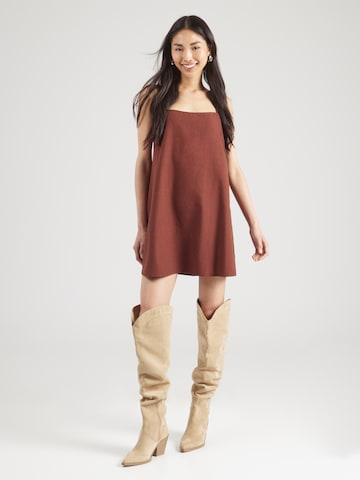VERO MODA - Vestido de verano en marrón