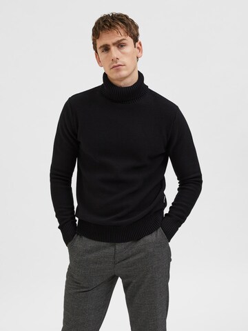 SELECTED HOMME Sweater 'Axel' in Black: front