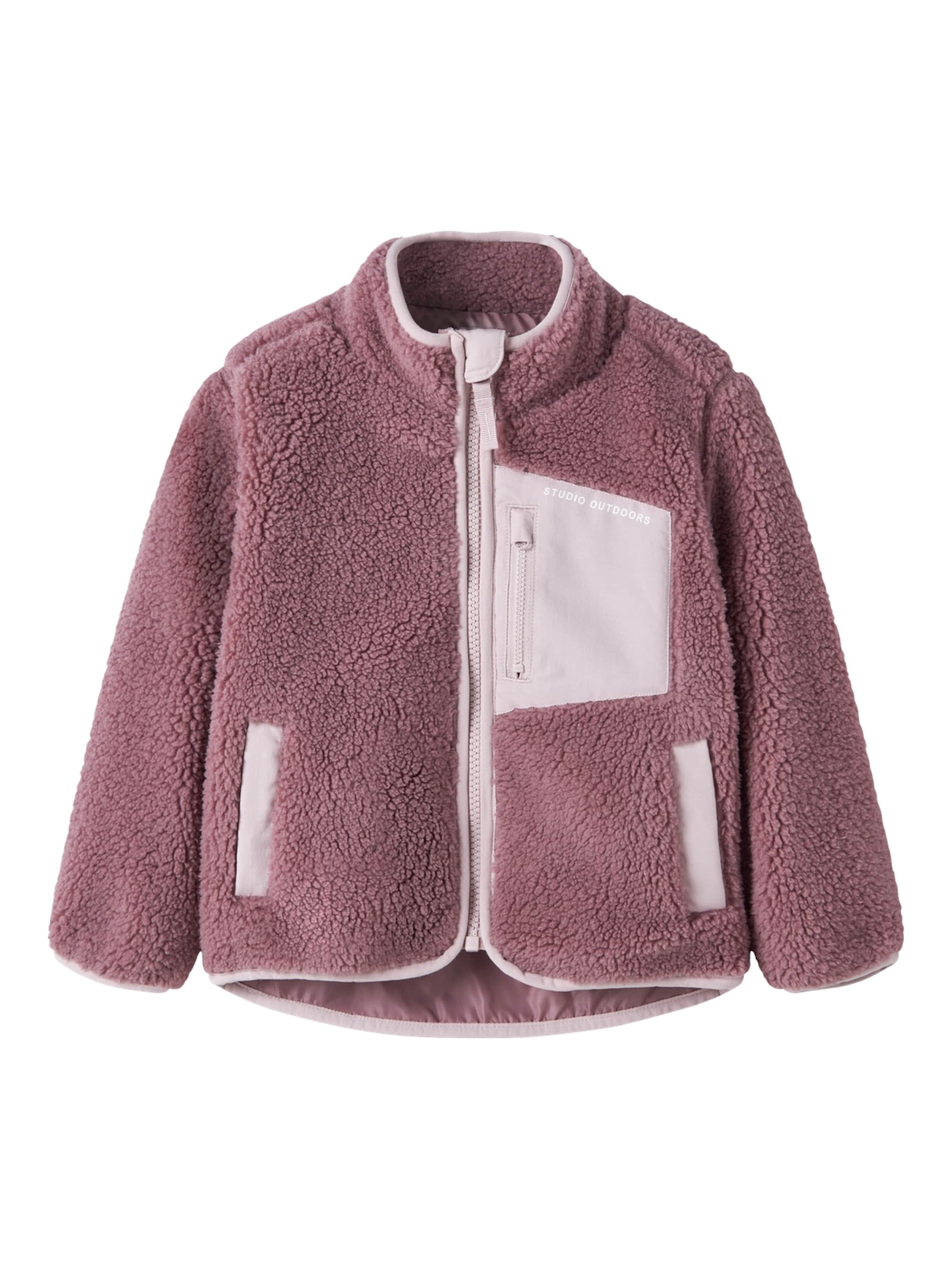 NAME IT Fleecejacke 'Mattia' in Pink: Vorderseite