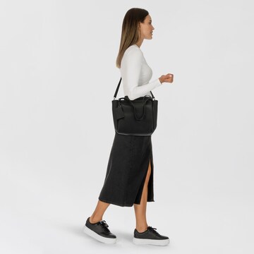 TOM TAILOR Shopper 'Amarea' in Zwart: voorkant