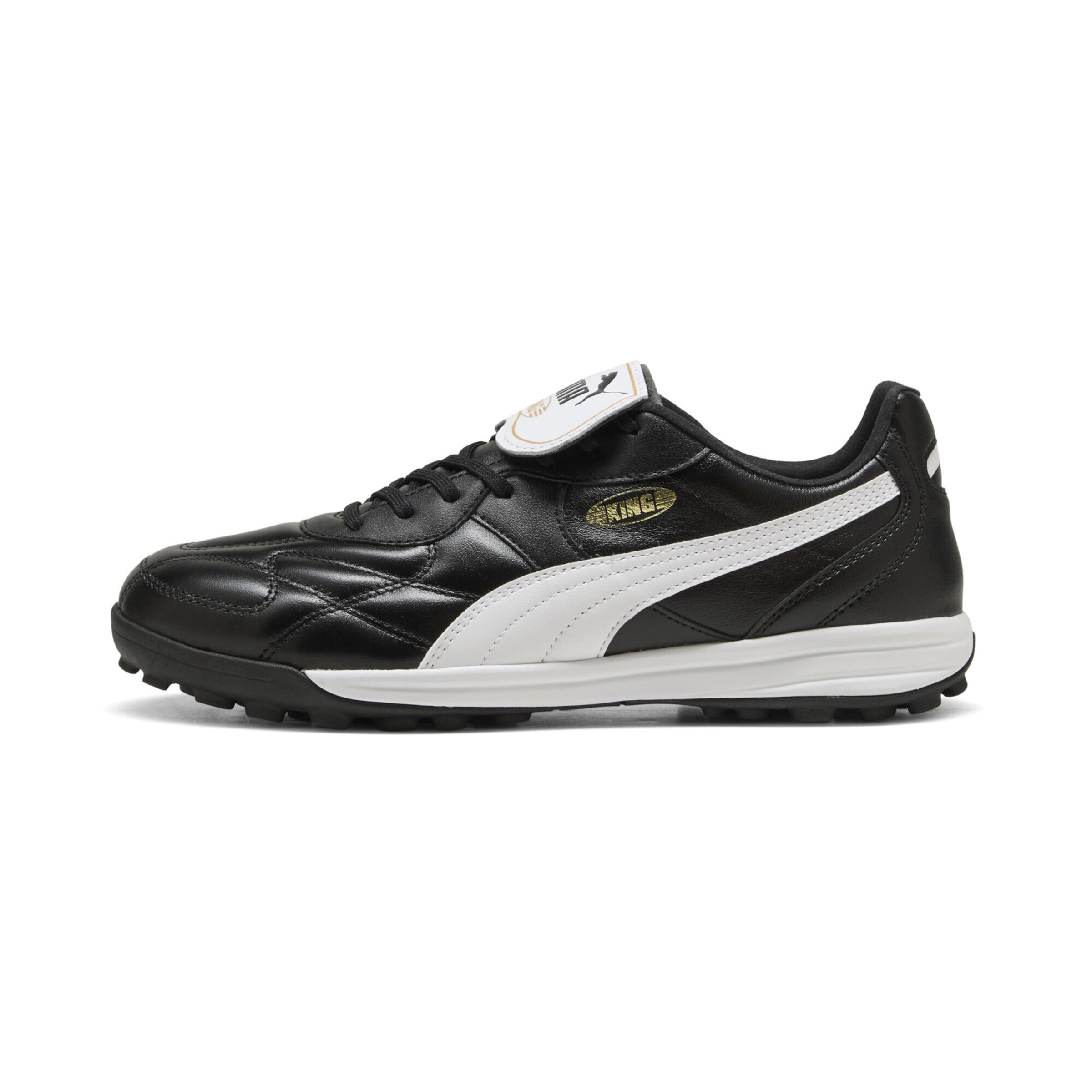 PUMA Soccer shoe 'King Top' in Black: front
