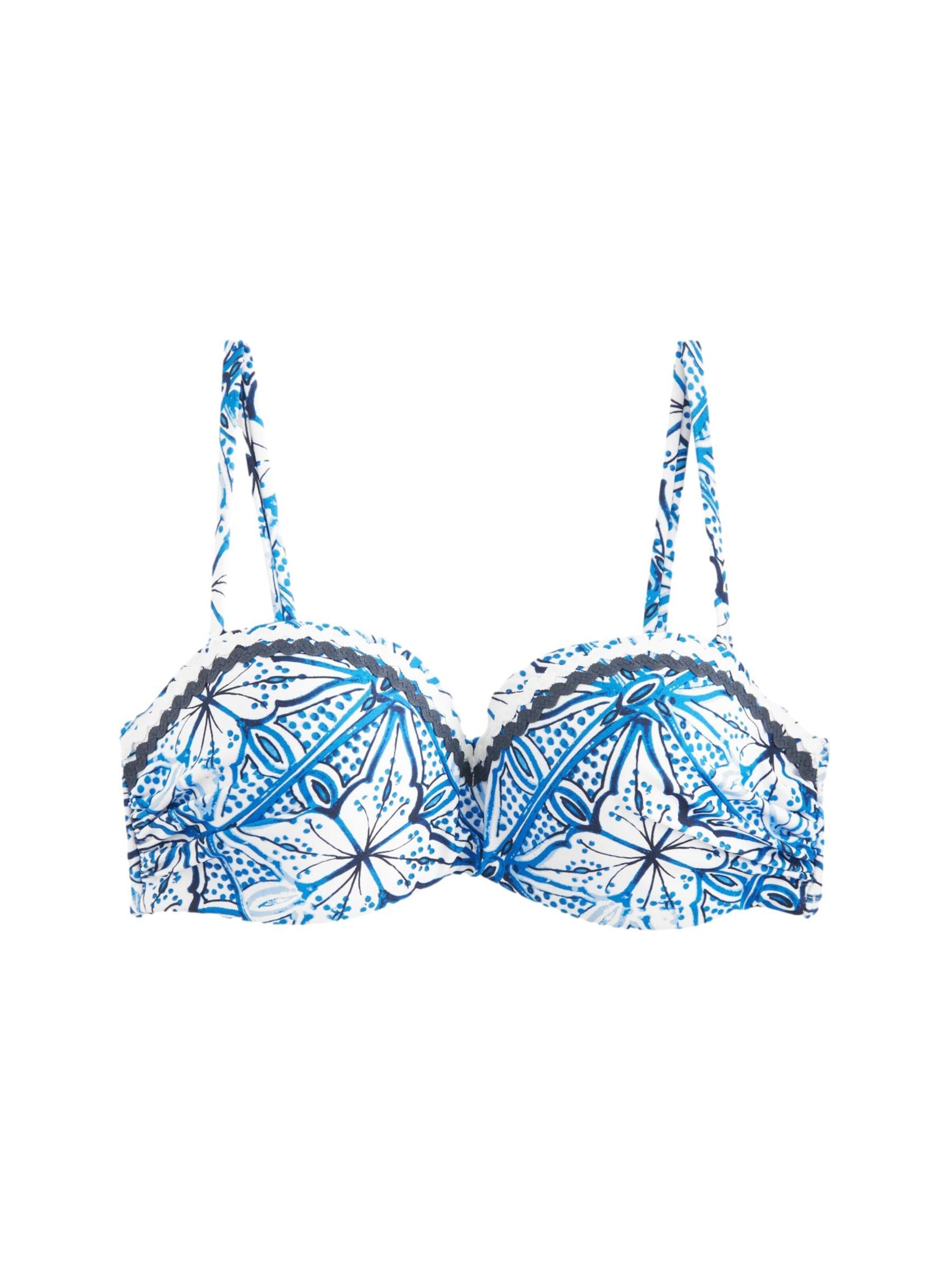 Next Balconette Bikinitop in Blau: Vorderseite