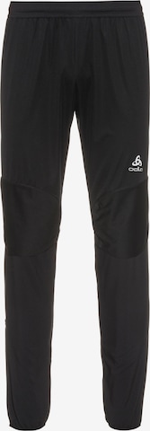ODLO Regular Workout Pants in Black: front