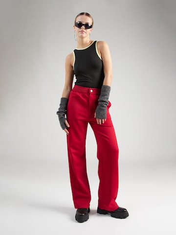 Wide Leg Pantalon 'Stray' G-Star RAW en rouge