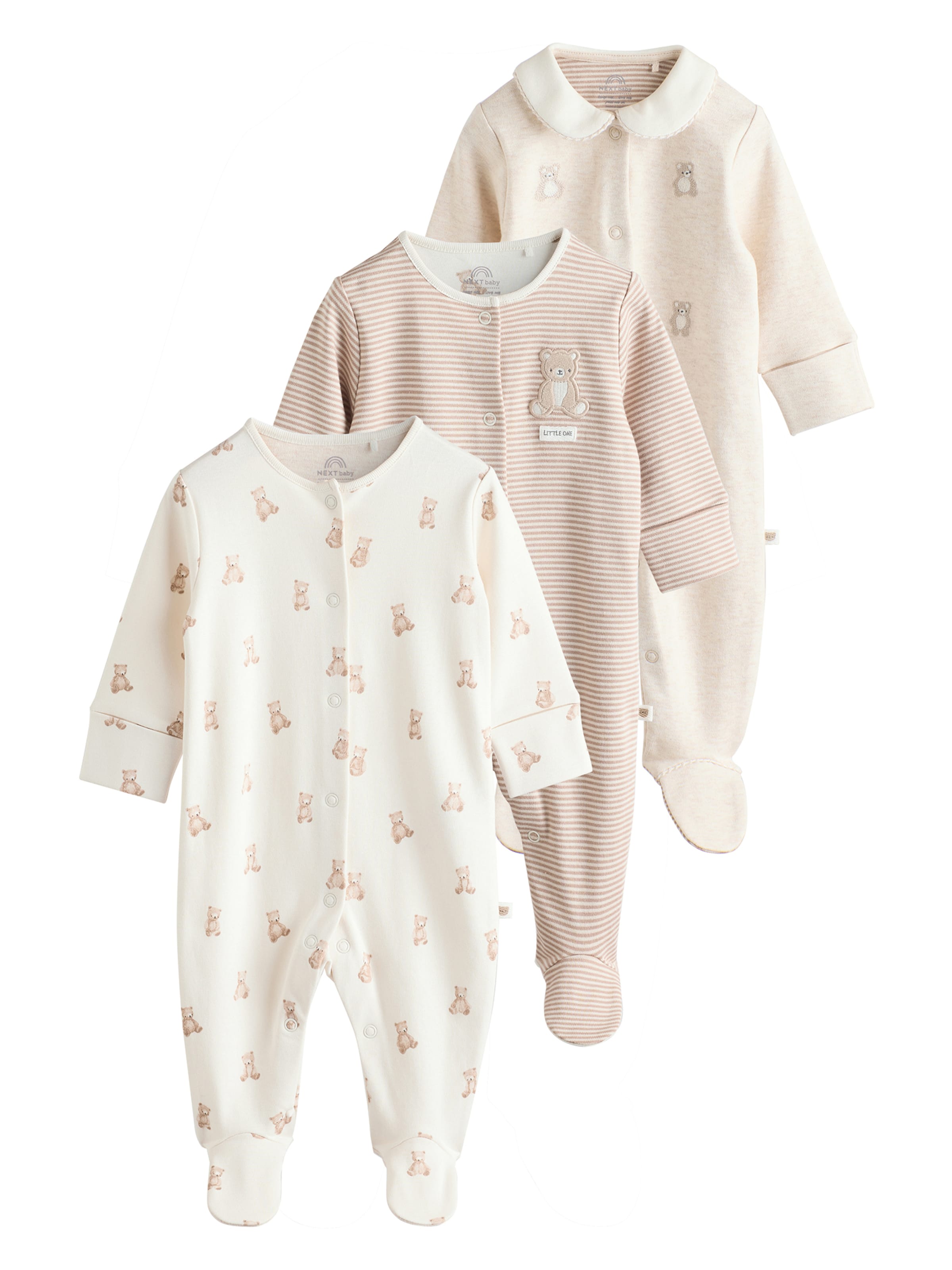 Barboteuse / body Next en beige : devant