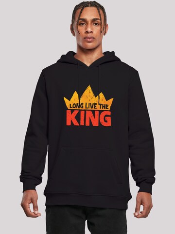 F4NT4STIC Sweatshirt 'Disney König der Löwen Movie Long Live The King' in Zwart: voorkant