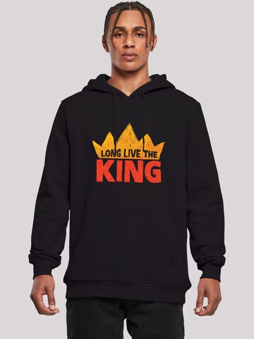 F4NT4STIC Sweatshirt 'Disney König der Löwen Movie Long Live The King' in Schwarz: Vorderseite