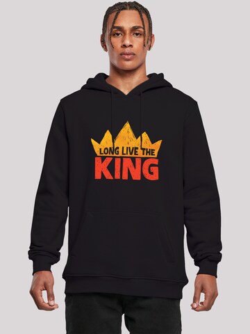 F4NT4STIC Sweatshirt 'Disney König der Löwen Movie Long Live The King' in Schwarz: predná strana