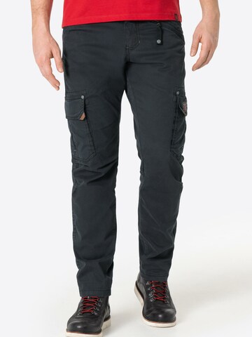 TIMEZONE Slimfit Jeans 'Roger' in Schwarz: Vorderseite