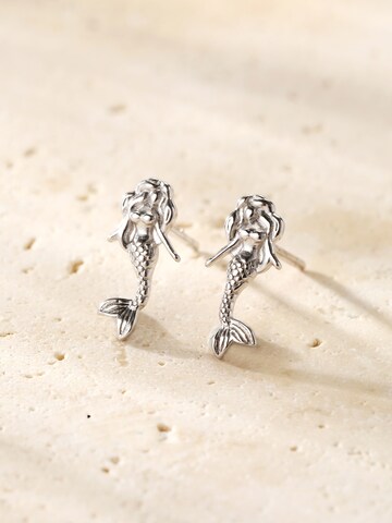 Hey Happiness Earrings 'Mermaid' in Silver