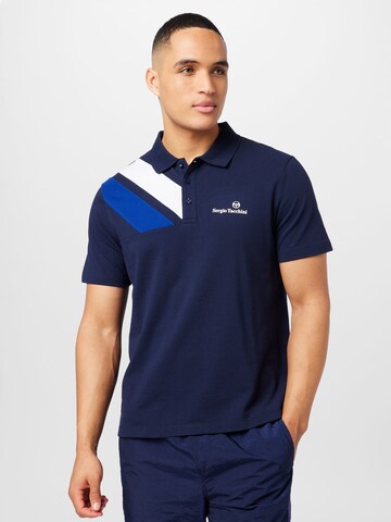 T-Shirt fonctionnel 'ORTICA' Sergio Tacchini en bleu : devant
