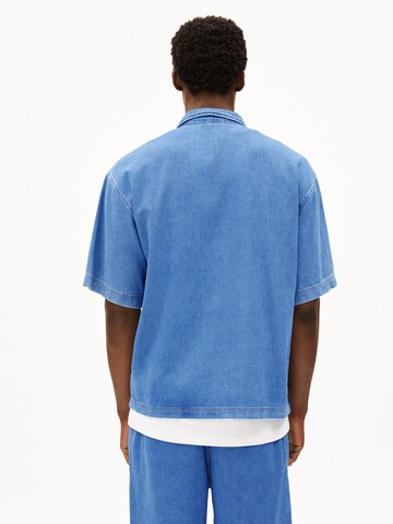 ARMEDANGELS Comfort fit Overhemd in Blauw