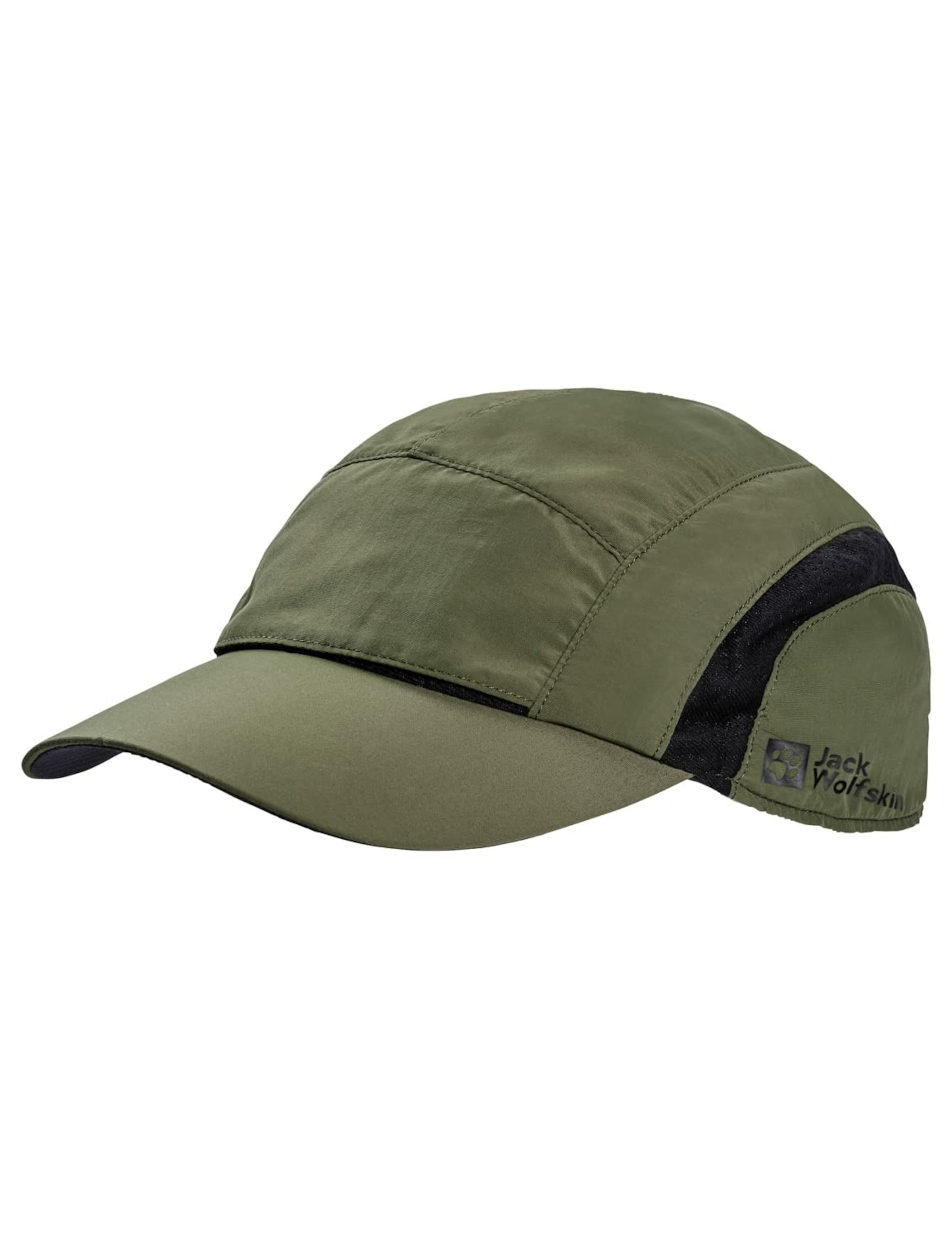 JACK WOLFSKIN Cap in Green / Black, Item view